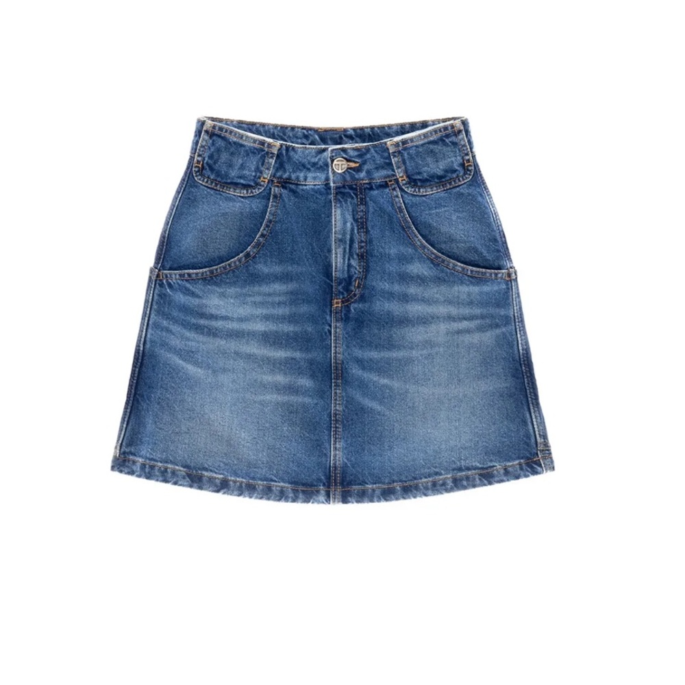 Telfar Denim Skirt